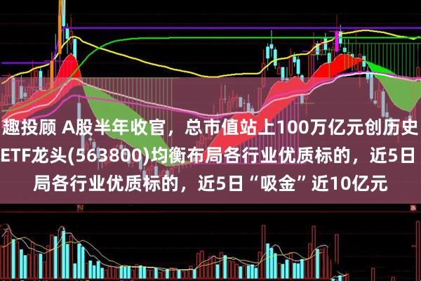 趣投顾 A股半年收官，总市值站上100万亿元创历史新高！中证A500ETF龙头(563800)均衡布局各行业优质标的，近5日“吸金”近10亿元