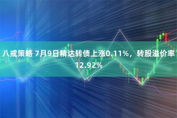 八戒策略 7月9日精达转债上涨0.11%，转股溢价率12.92%
