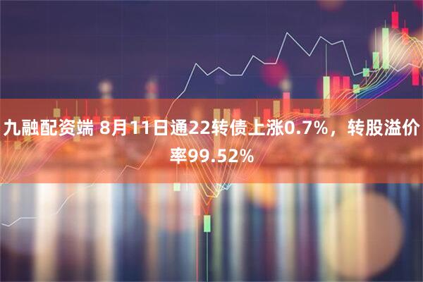 九融配资端 8月11日通22转债上涨0.7%，转股溢价率99.52%